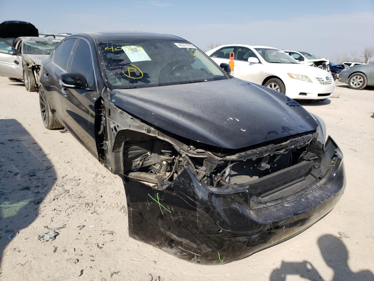 INFINITI Q50 BASE 2015 with VIN JN1BV7AR2FM401831 - Photo from auction