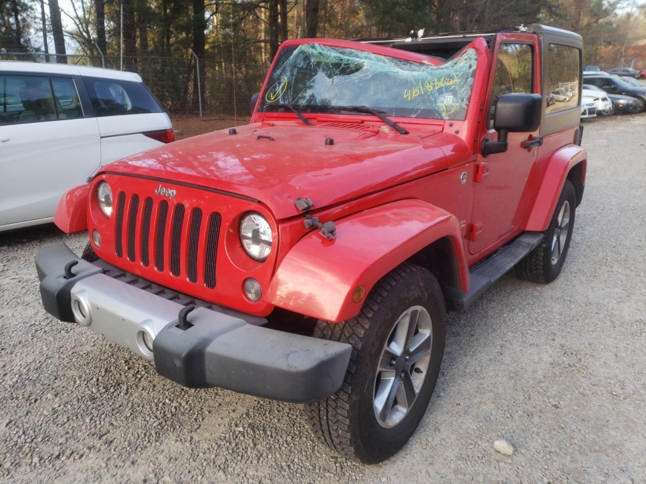 Photo 2 from auction – 2015 JEEP WRANGLER S with VIN 1C4AJWBG5FL572476