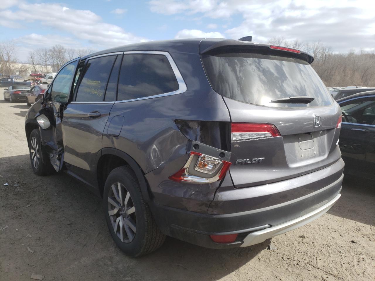 Photo 3 from auction – 2020 HONDA PILOT EXL with VIN 5FNYF6H58LB012150