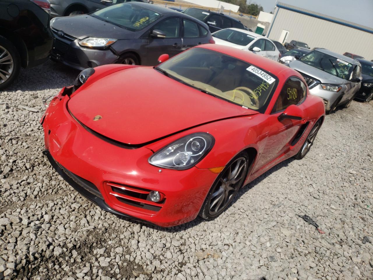 Photo 2 from auction – 2014 PORSCHE CAYMAN with VIN WP0AA2A89EK170693