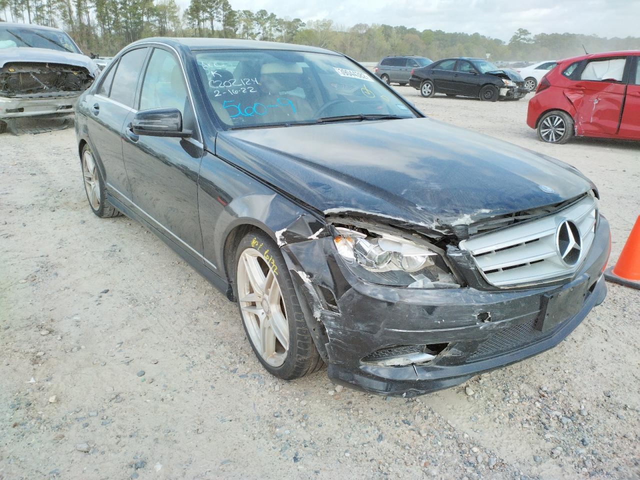 MERCEDES-BENZ C 300 2011 with VIN WDDGF5EB7BF641382 - Photo from auction