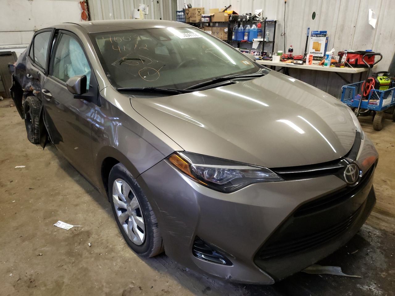 TOYOTA COROLLA L 2018 with VIN 2T1BURHEXJC021480 - Photo from auction