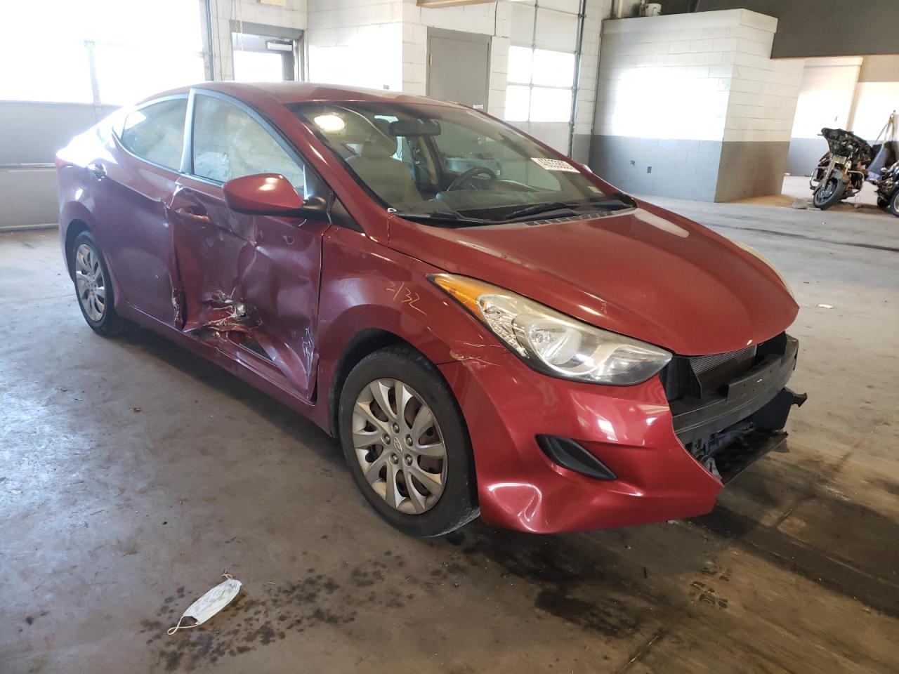 HYUNDAI ELANTRA GL 2013 with VIN KMHDH4AE7DU597279 - Photo from auction