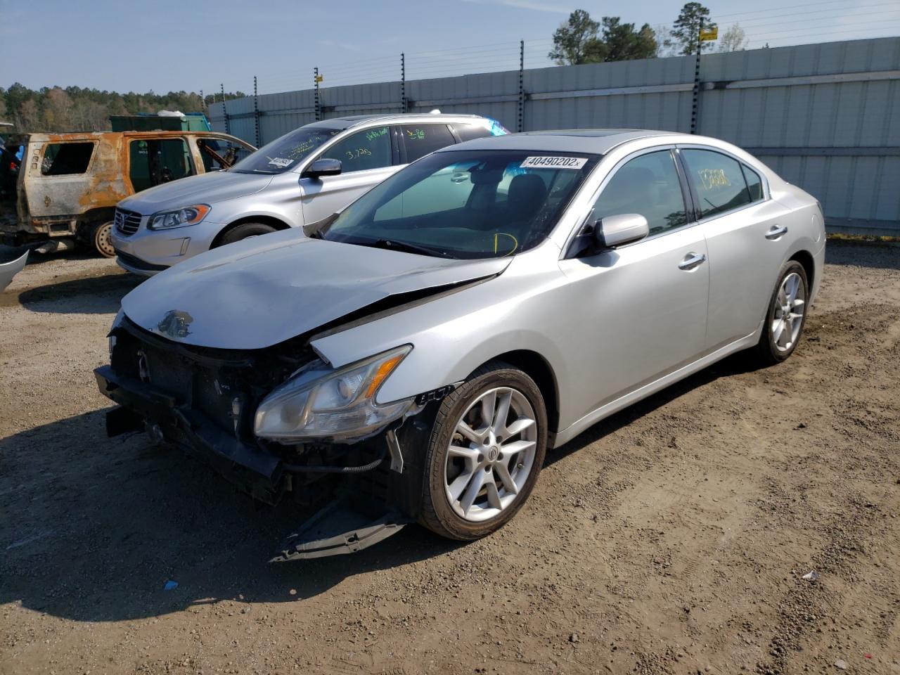 Photo 2 from auction – 2014 NISSAN MAXIMA S with VIN 1N4AA5AP6EC433893