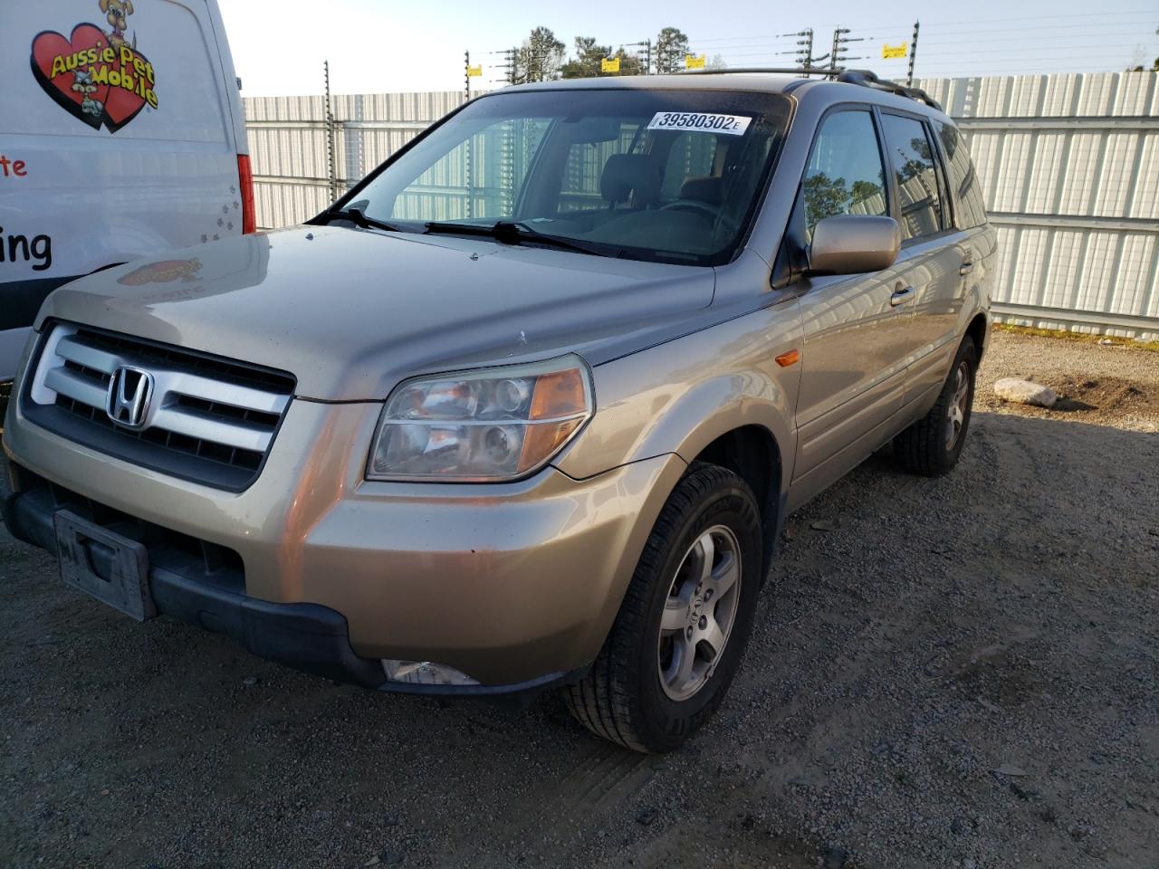 Photo 9 from auction – 2007 HONDA PILOT EXL with VIN 5FNYF18547B025261