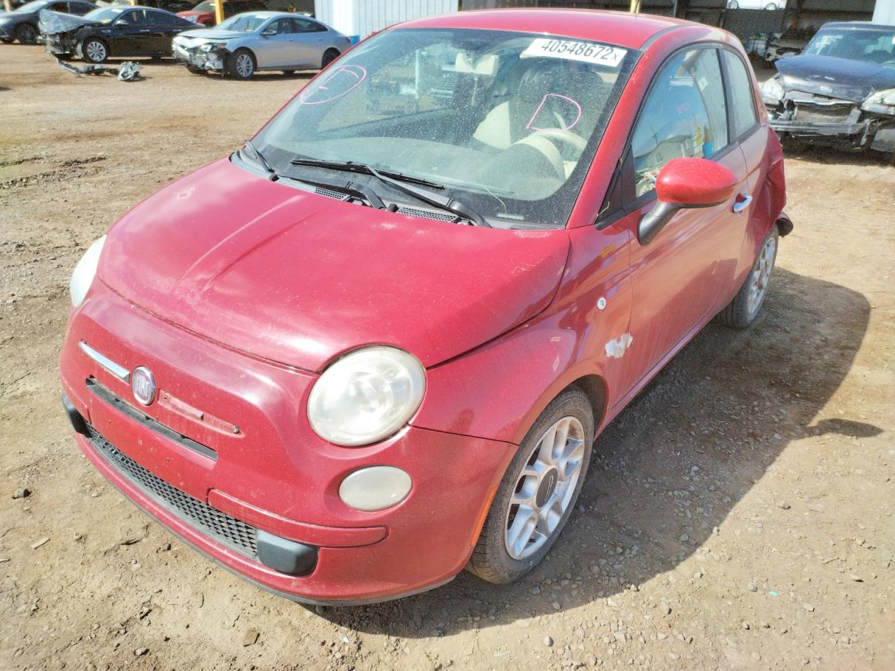 Photo 2 from auction – 2012 FIAT 500 POP with VIN 3C3CFFAR2CT131275
