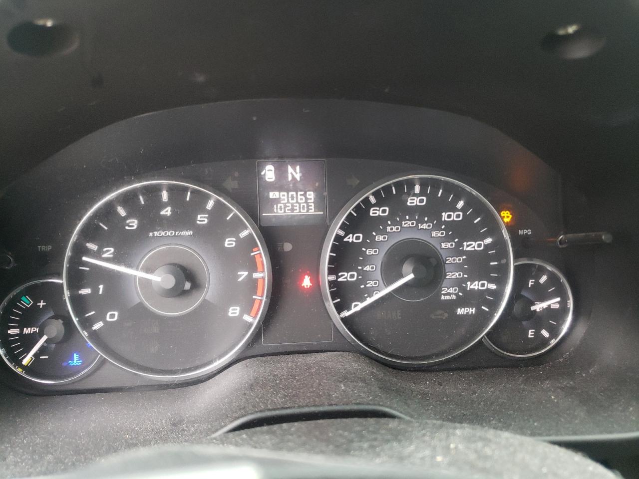Photo 8 from auction – 2012 SUBARU LEGACY 2.5 with VIN 4S3BMCJ66C3009497