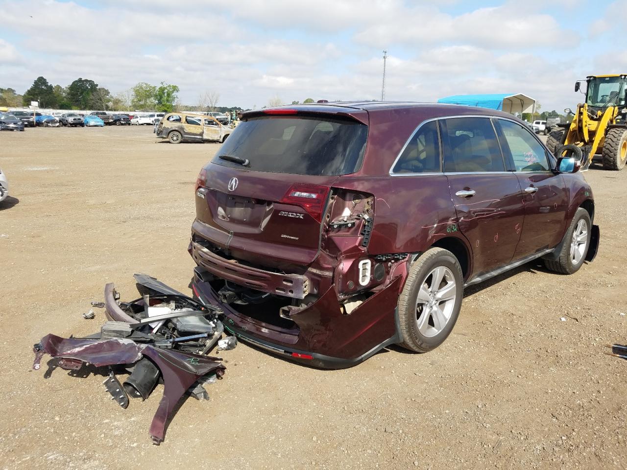 Photo 4 from auction – 2012 ACURA MDX TECHNO with VIN 2HNYD2H33CH525615