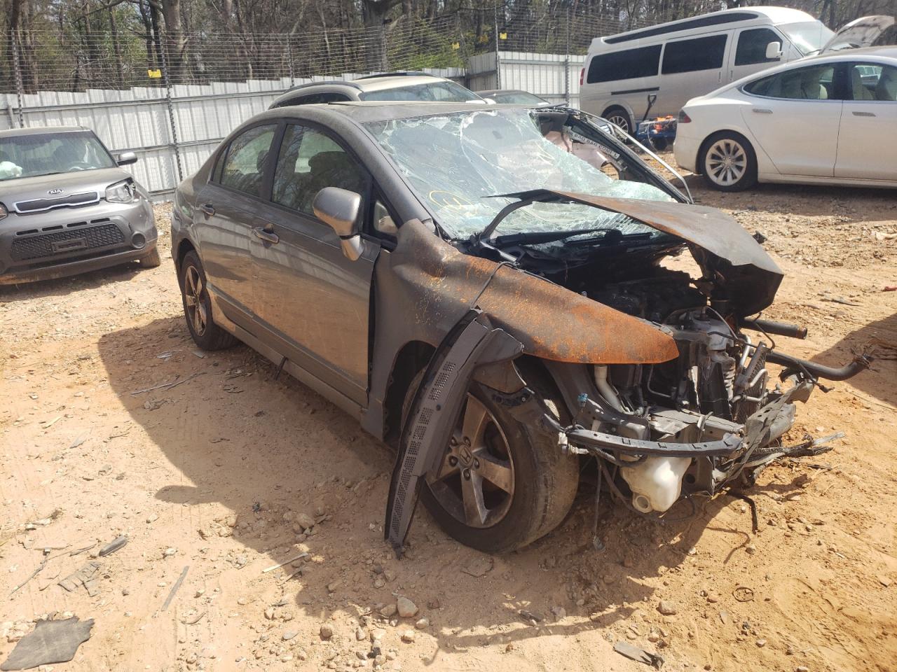 HONDA CIVIC EX 2008 with VIN 1HGFA16858L016524 - Photo from auction