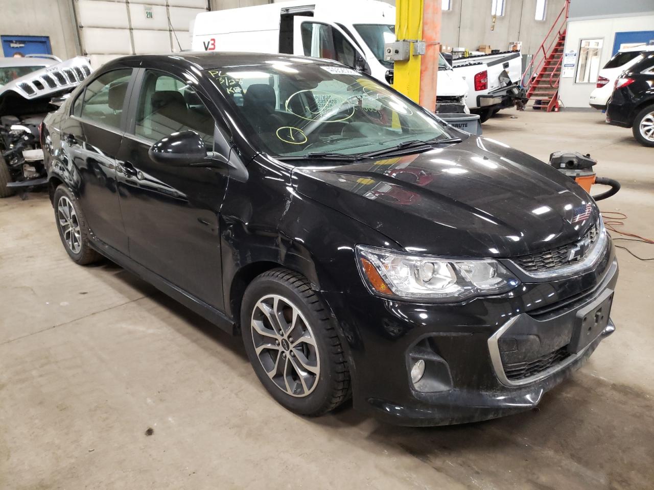 CHEVROLET SONIC LT 2018 with VIN 1G1JD5SH4J4126177 - Photo from auction