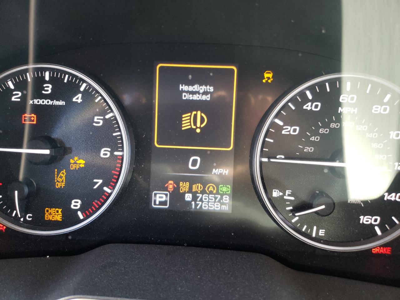 Photo 8 from auction – 2020 SUBARU OUTBACK LI with VIN 4S4BTANC8L3264056