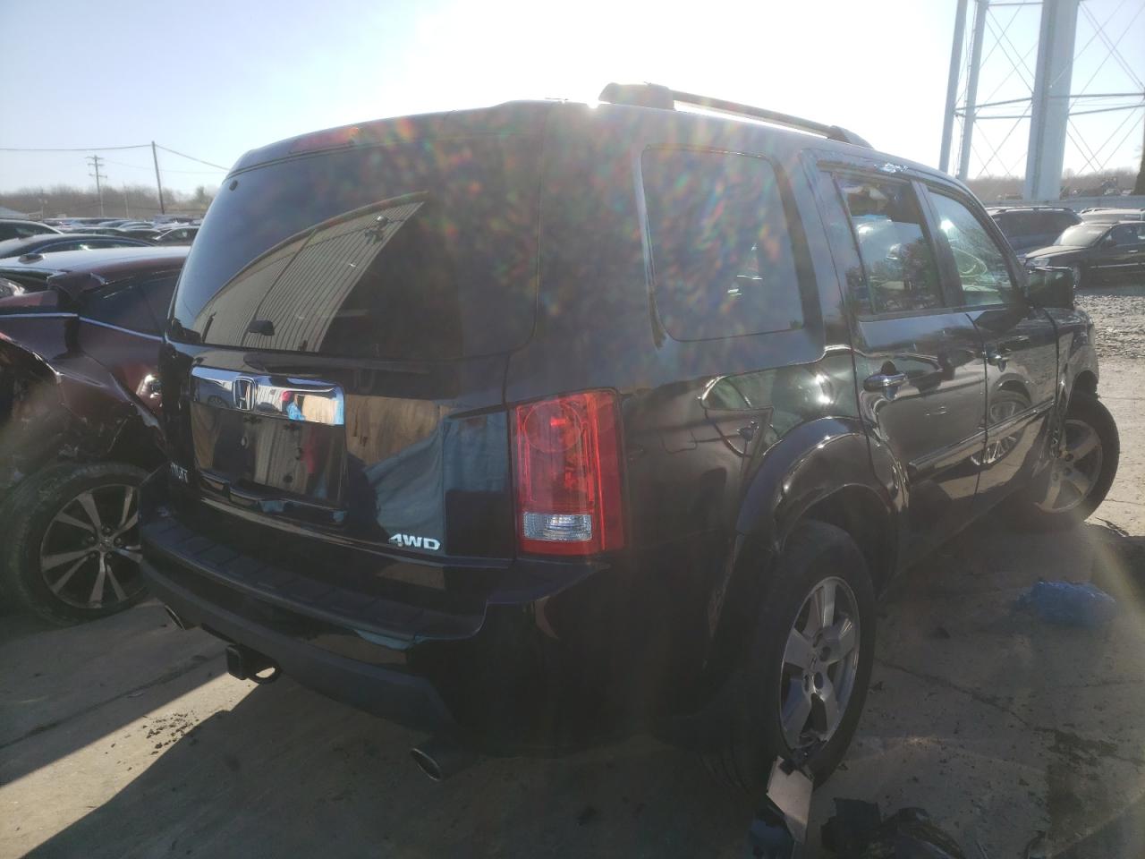 Photo 4 from auction – 2011 HONDA PILOT EX with VIN 5FNYF4H41BB028488