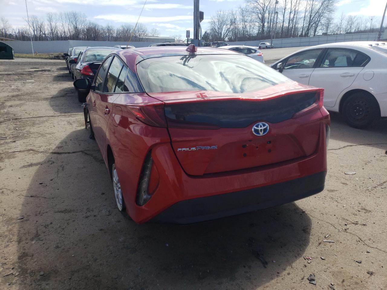 Photo 3 from auction – 2021 TOYOTA PRIUS PRIM with VIN JTDKAMFP5M3164804