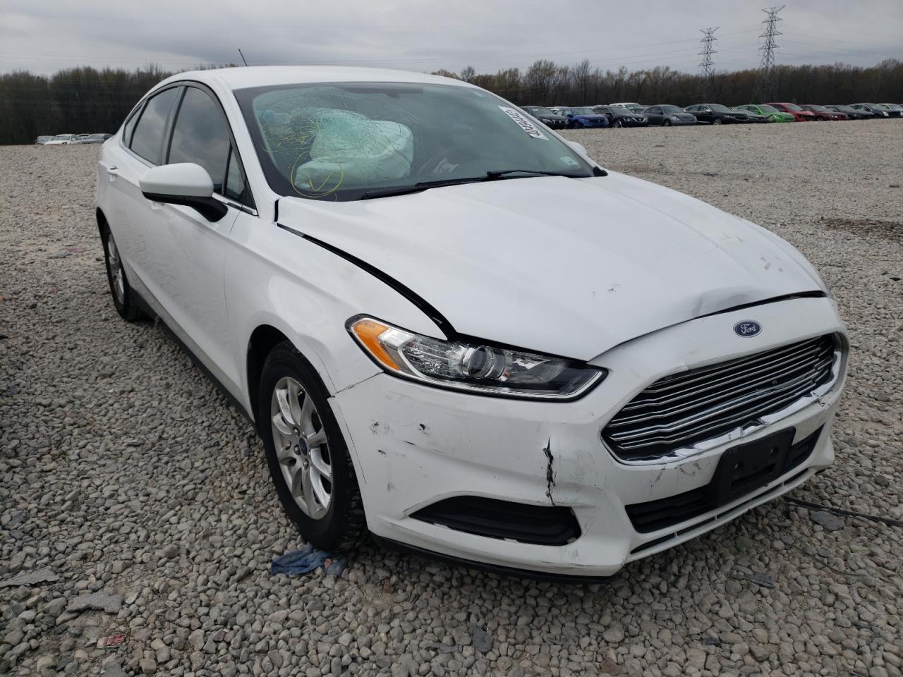 FORD FUSION S 2016 with VIN 3FA6P0G77GR389700 - Photo from auction