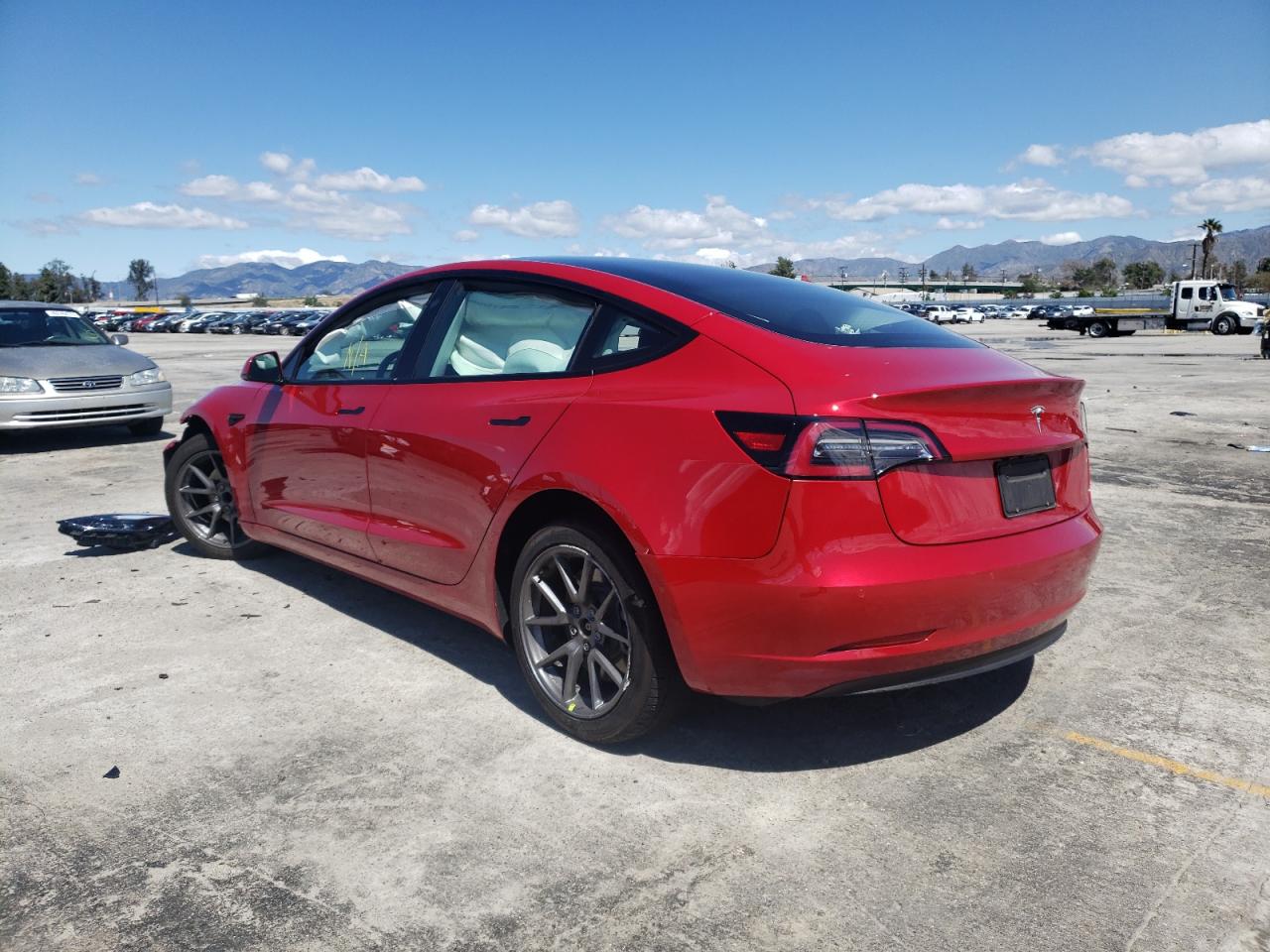 Photo 3 from auction – 2021 TESLA MODEL 3 with VIN 5YJ3E1EA4MF066435