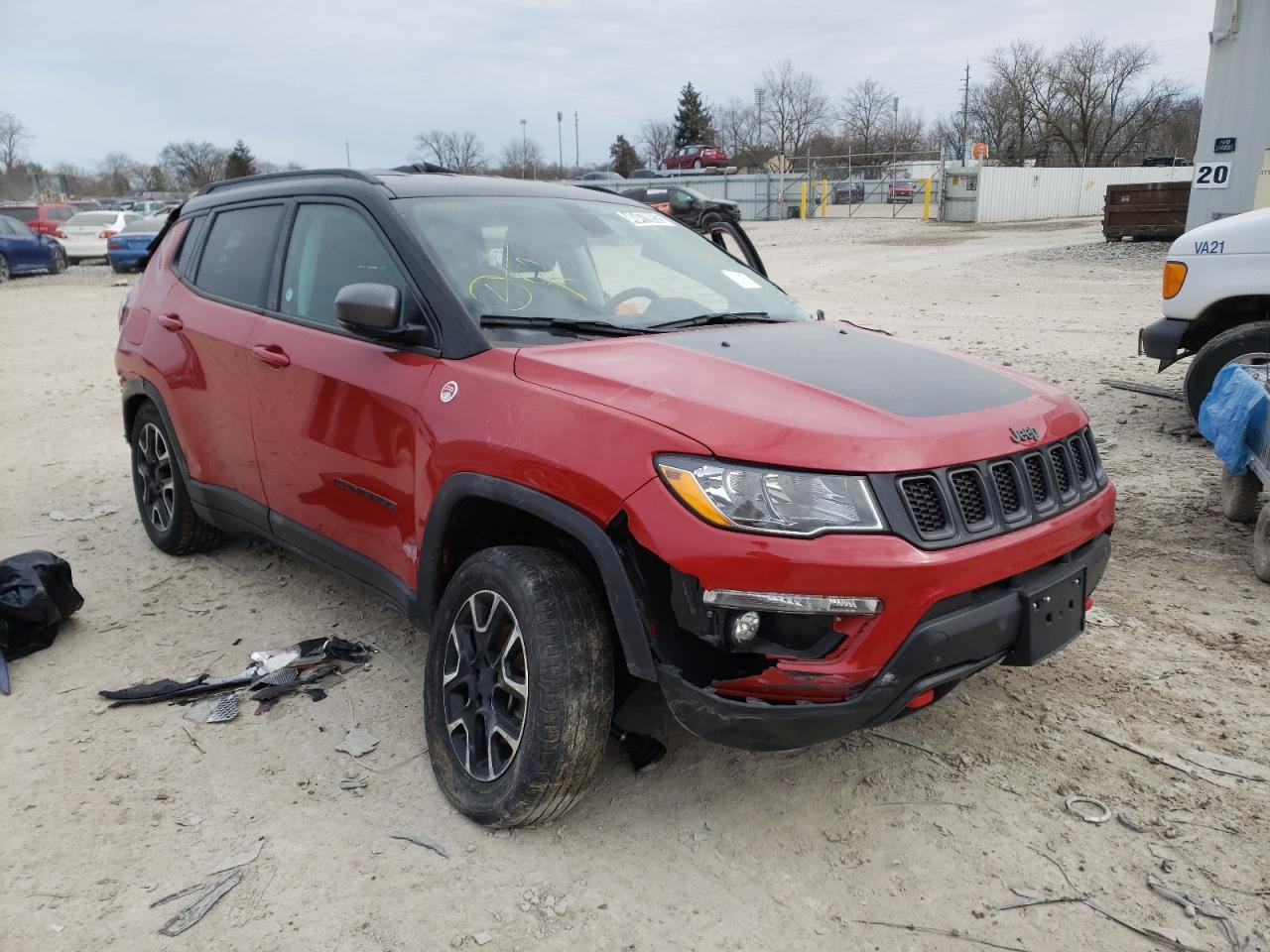 JEEP COMPASS TR 2020 with VIN 3C4NJDDB5LT189273 - Photo from auction