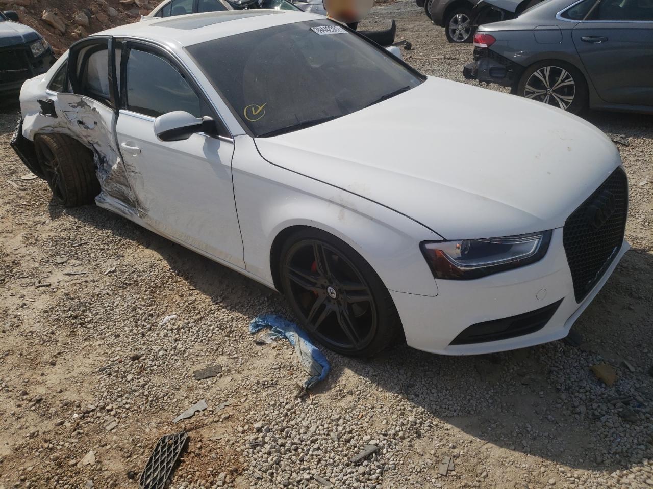 AUDI A4 PREMIUM 2013 with VIN WAUFFAFL4DN014618 - Photo from auction