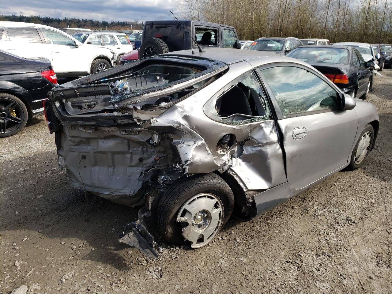 Photo 4 from auction – 2002 HONDA INSIGHT with VIN JHMZE14772T001460
