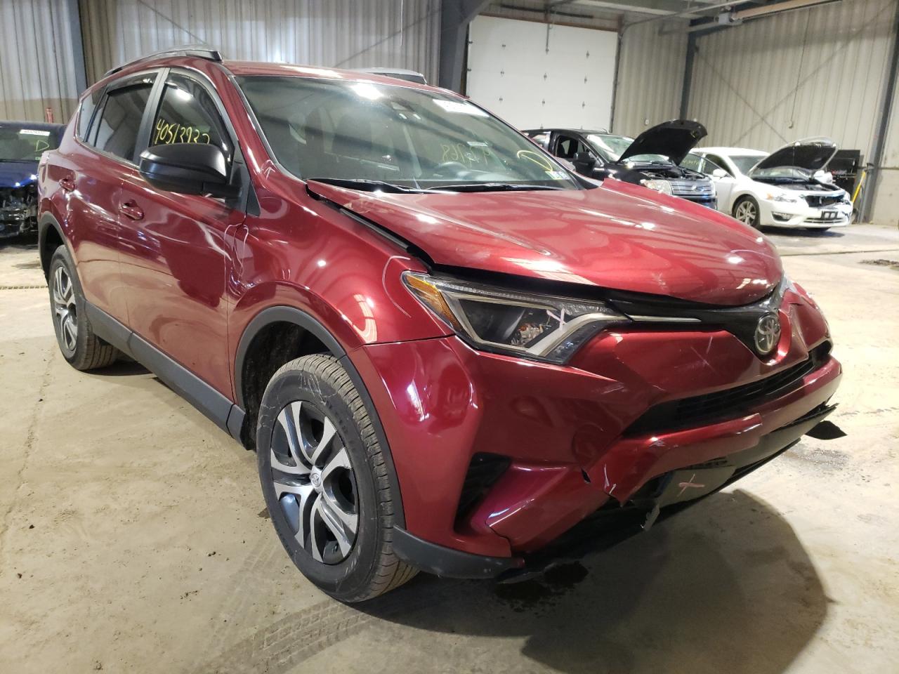 TOYOTA RAV4 LE 2018 with VIN 2T3ZFREVXJW521965 - Photo from auction