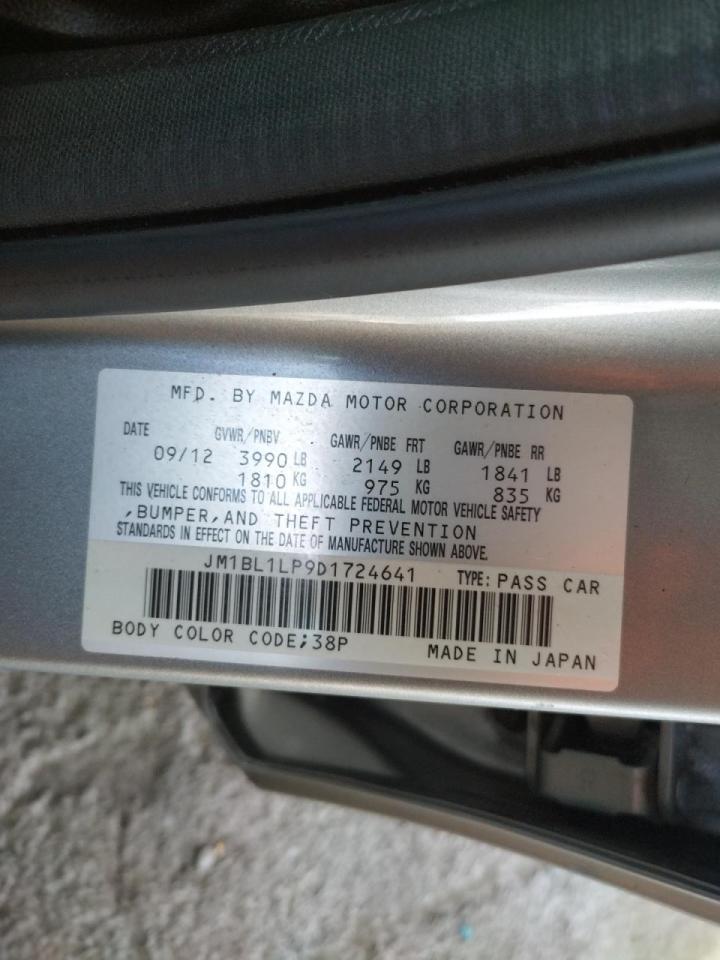 Photo 10 from auction – 2013 MAZDA 3 I with VIN JM1BL1LP9D1724641