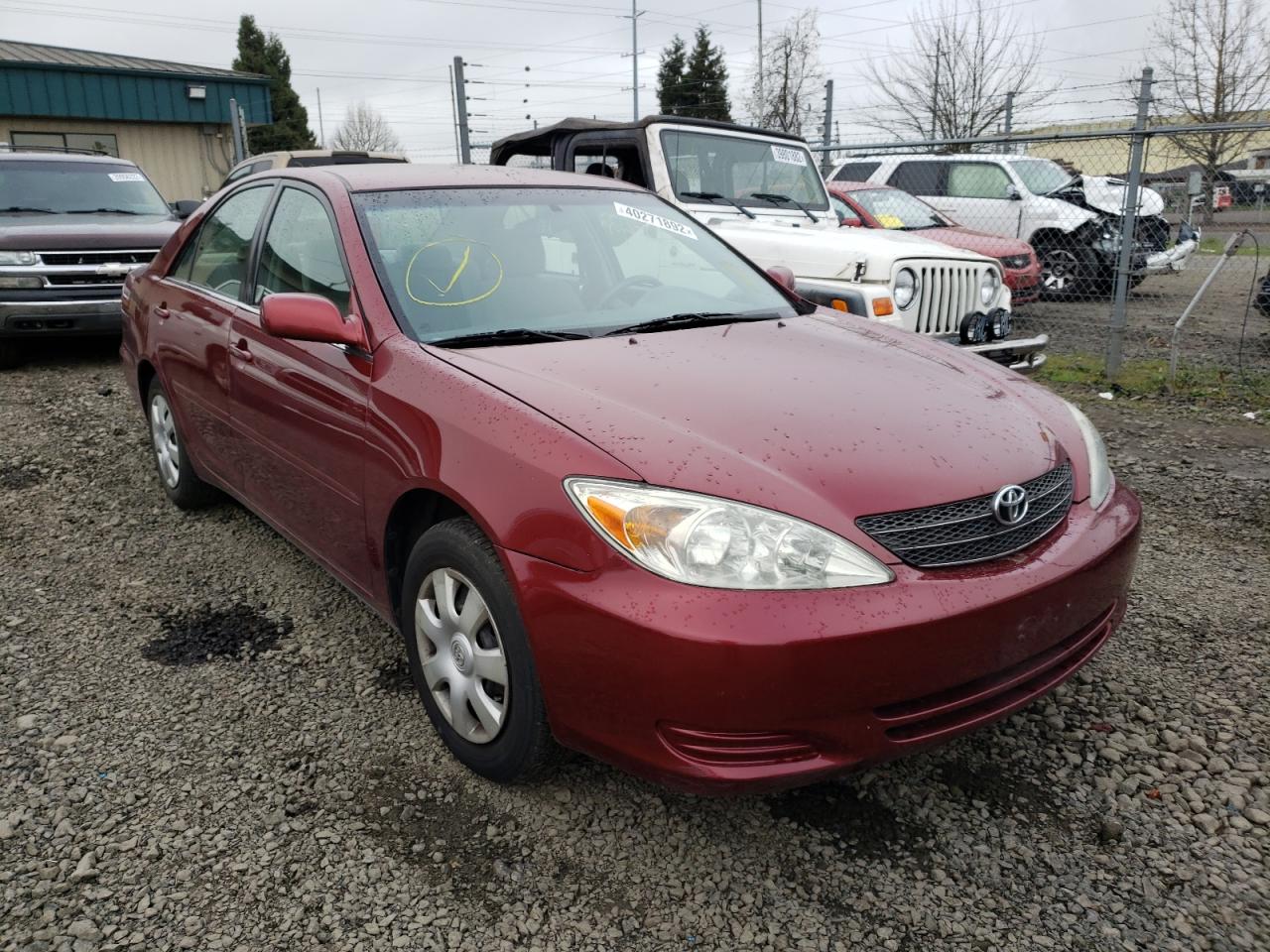 TOYOTA CAMRY LE 2003 with VIN 4T1BE32K13U200422 - Photo from auction