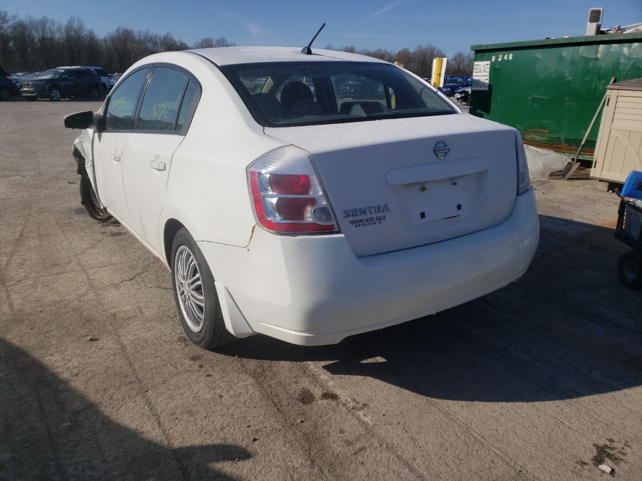Photo 3 from auction – 2008 NISSAN SENTRA 2.0 with VIN 3N1AB61E48L747579