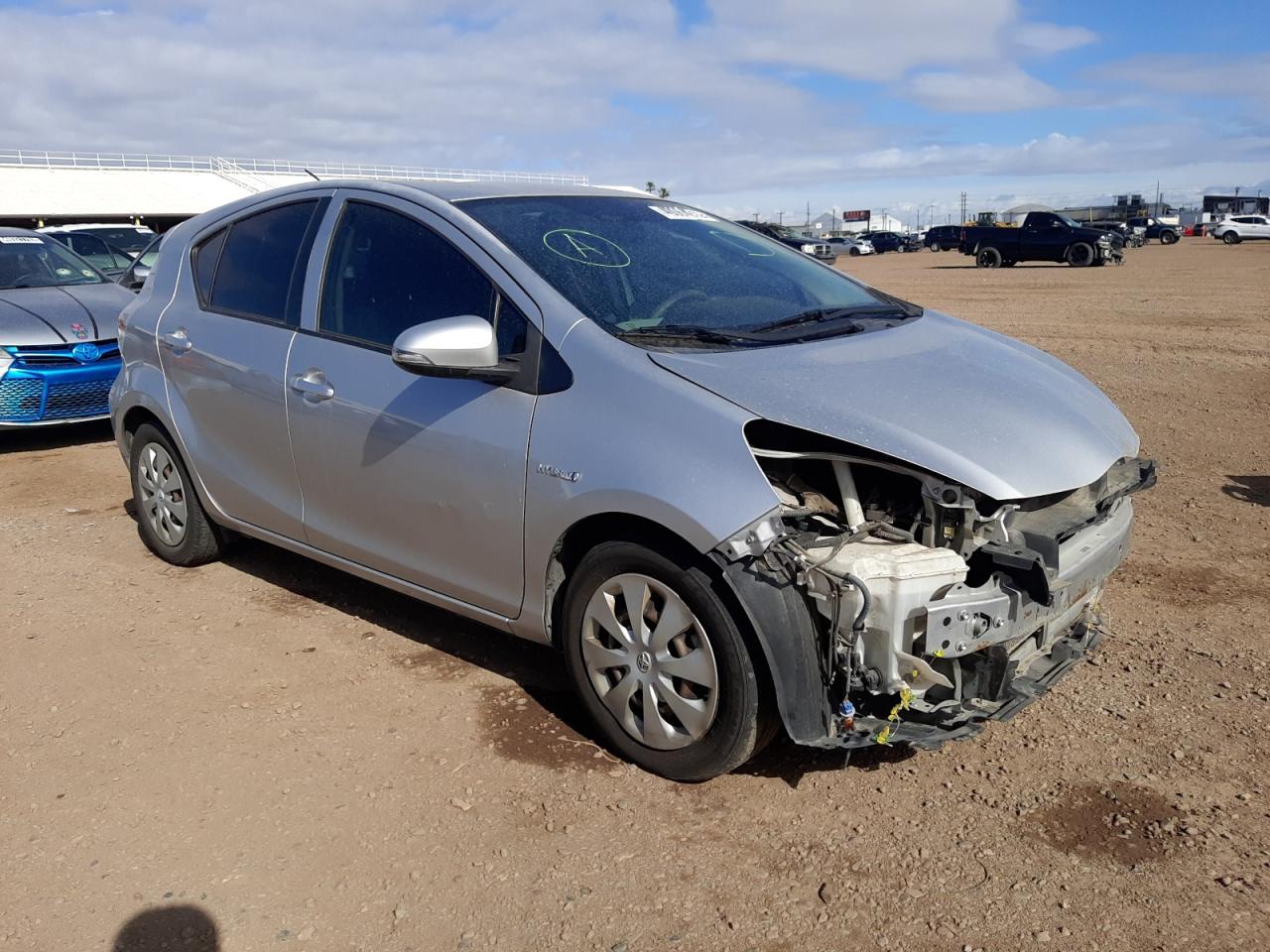 TOYOTA PRIUS C 2012 with VIN JTDKDTB38C1004429 - Photo from auction