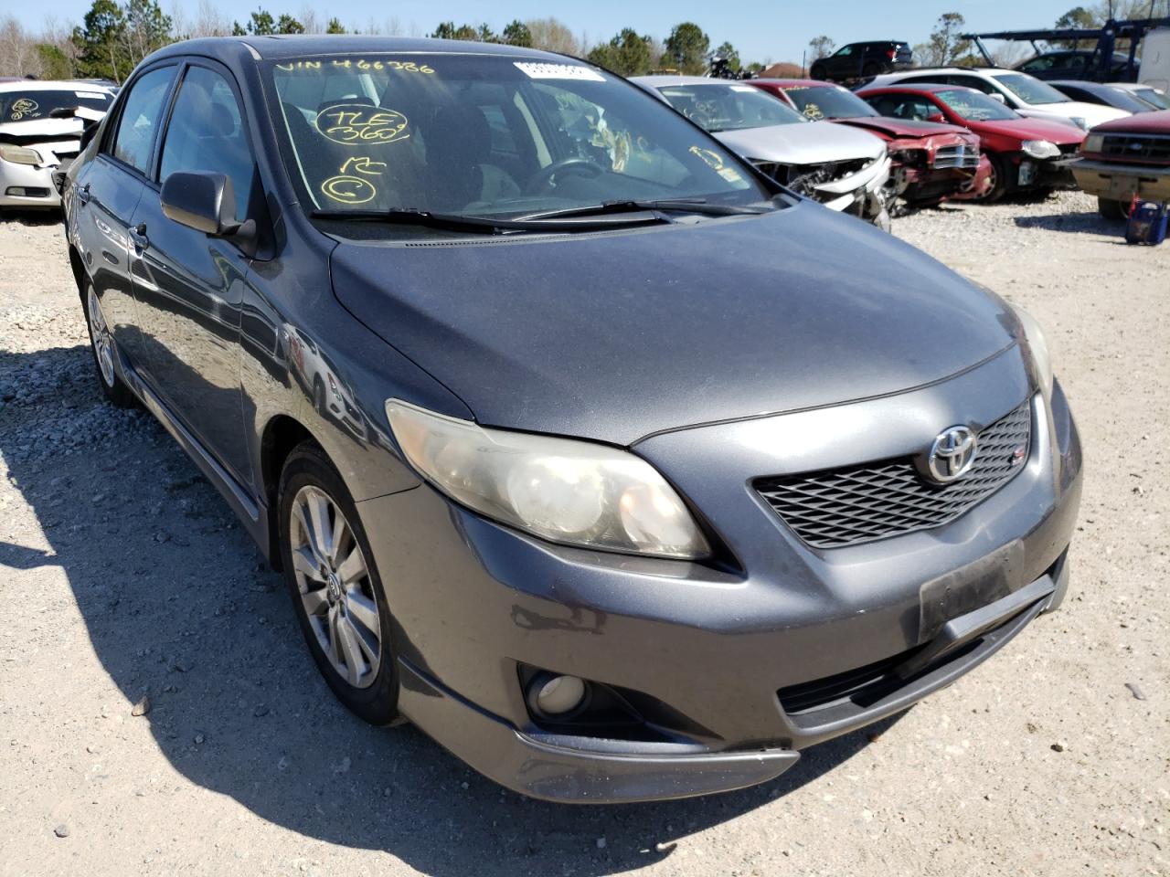 TOYOTA COROLLA BA 2010 with VIN 2T1BU4EE8AC466386 - Photo from auction
