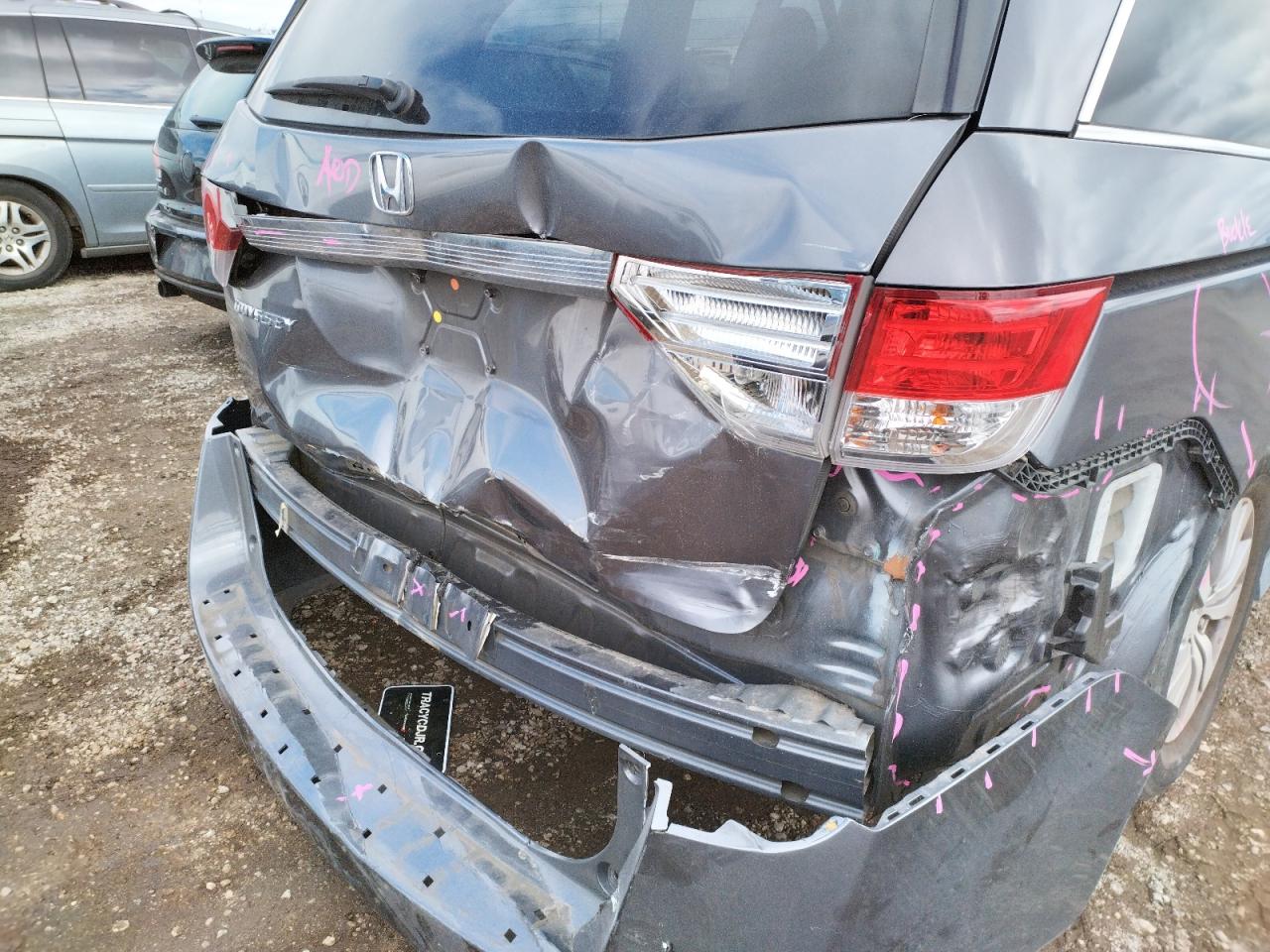 Photo 9 from auction – 2014 HONDA ODYSSEY EX with VIN 5FNRL5H67EB073685