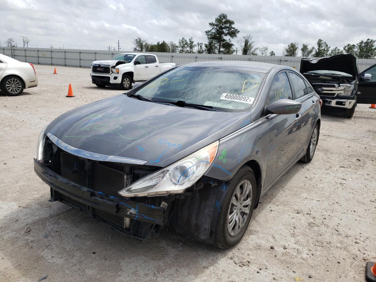 Photo 2 from auction – 2011 HYUNDAI SONATA GLS with VIN 5NPEB4AC8BH166644
