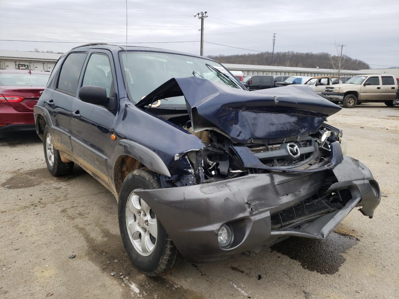 MAZDA TRIBUTE LX 2004 with VIN 4F2YZ94124KM13516 - Photo from auction