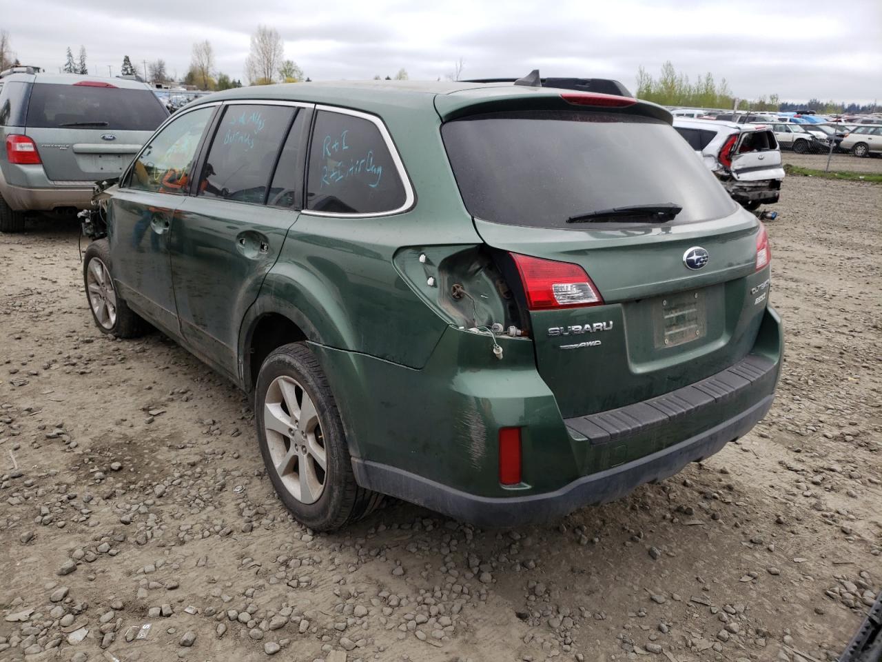 Photo 3 from auction – 2014 SUBARU OUTBACK 2. with VIN 4S4BRBDC1E3268507