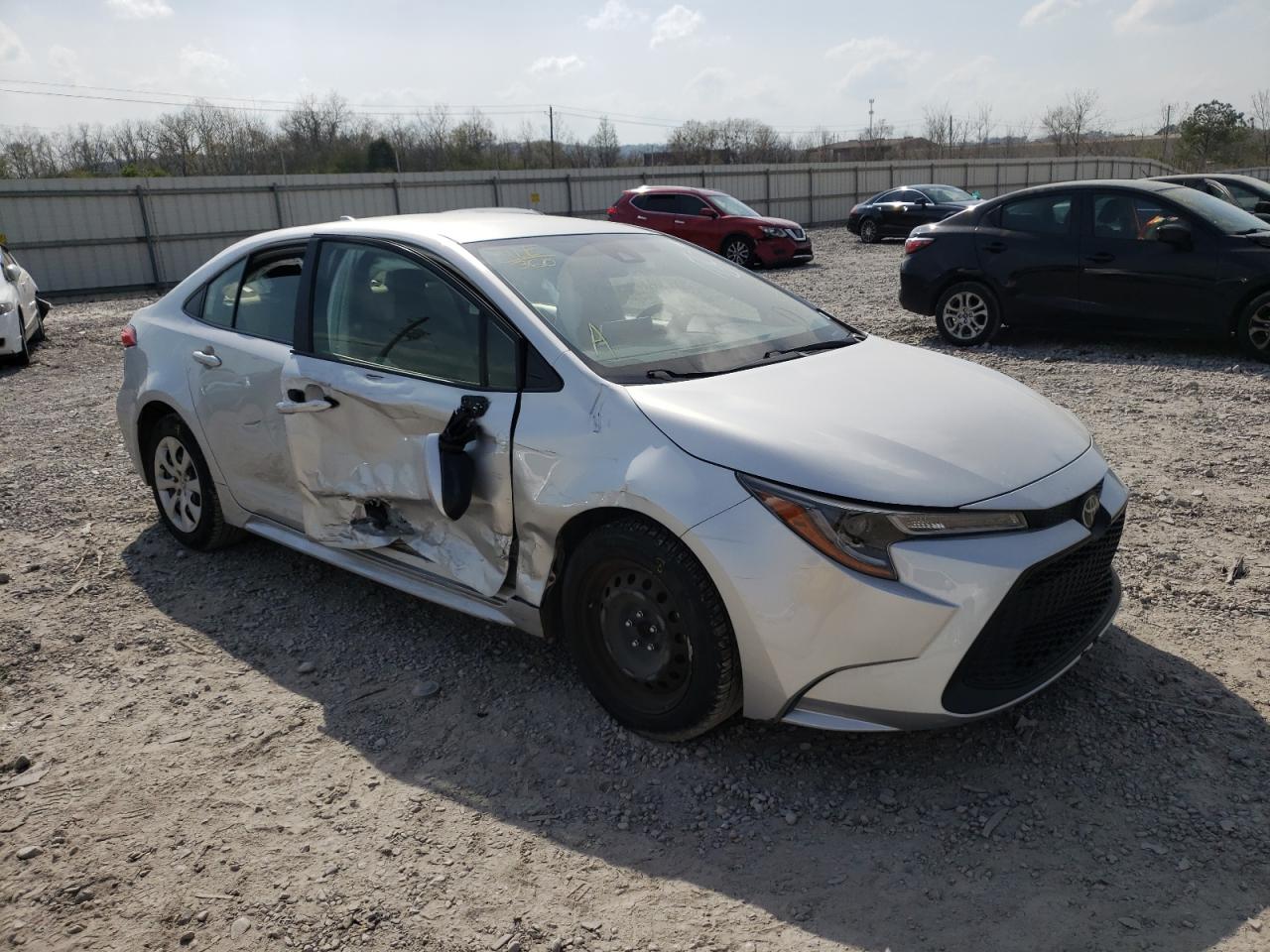 TOYOTA COROLLA LE 2020 with VIN JTDEPRAE2LJ067701 - Photo from auction