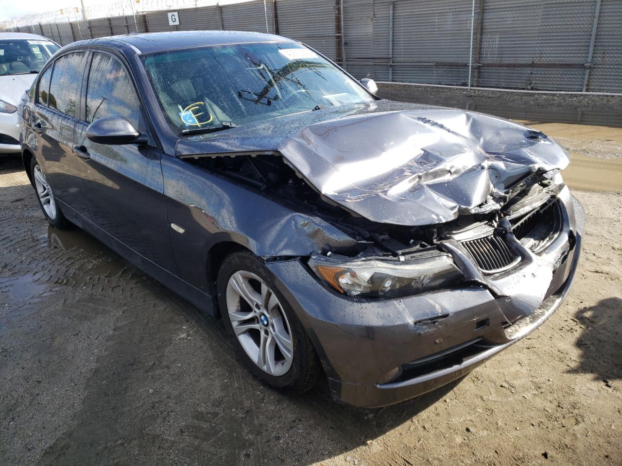 BMW 328 I SULE 2008 with VIN WBAVC57538NK77460 - Photo from auction