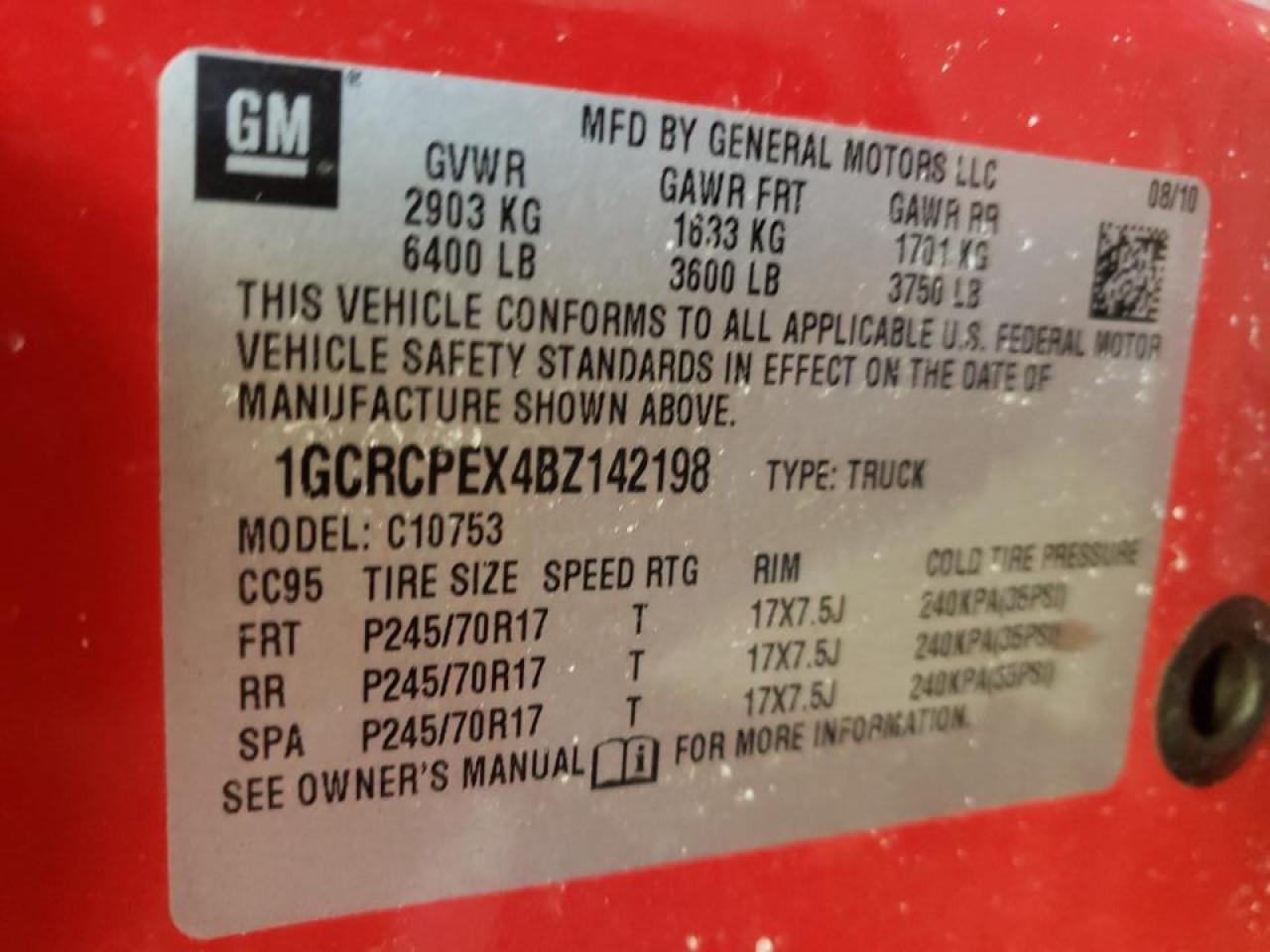 Photo 10 from auction – 2011 CHEVROLET SILVERADO with VIN 1GCRCPEX4BZ142198