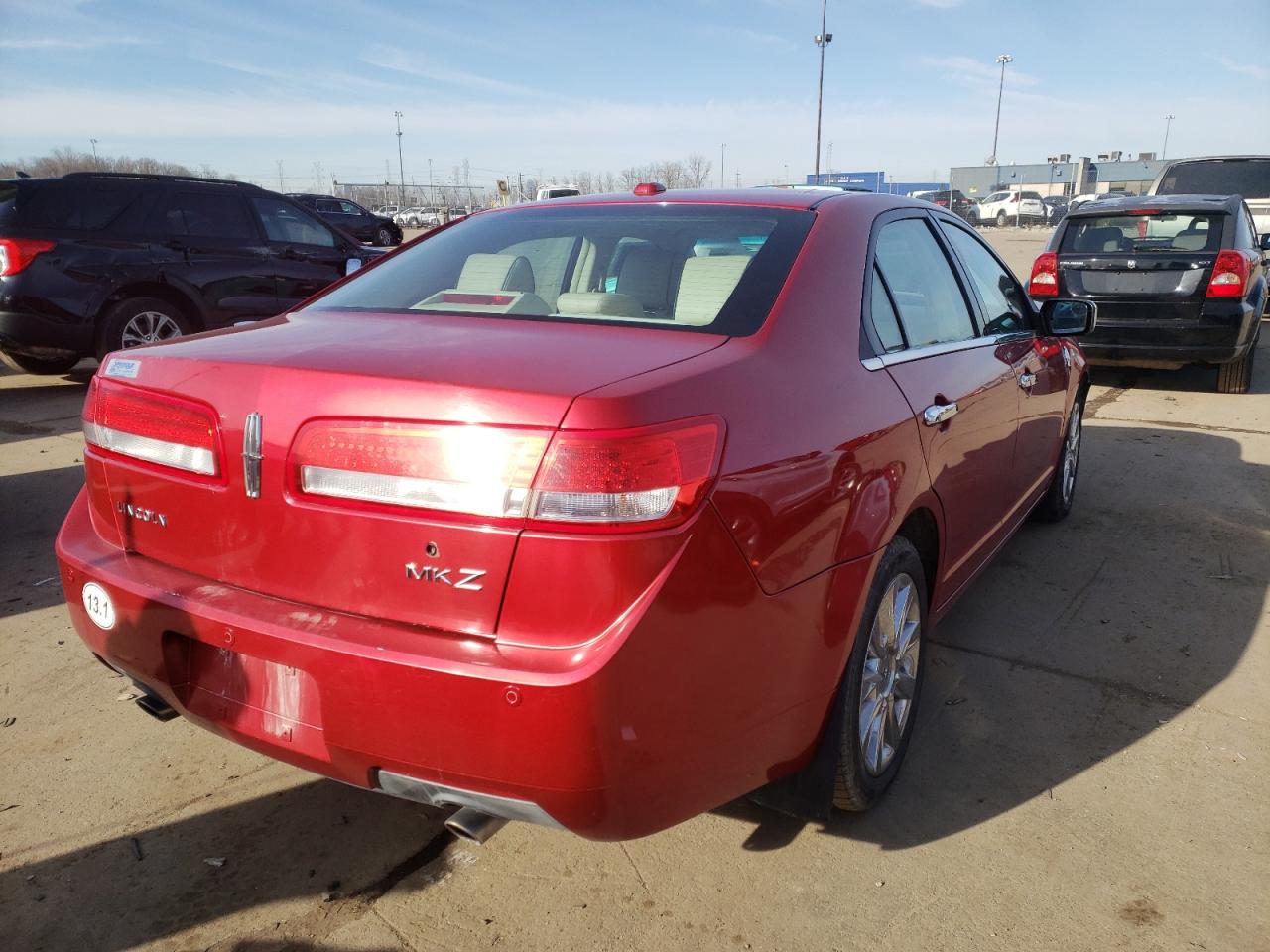 Photo 4 from auction – 2011 LINCOLN MKZ with VIN 3LNHL2GC3BR767555