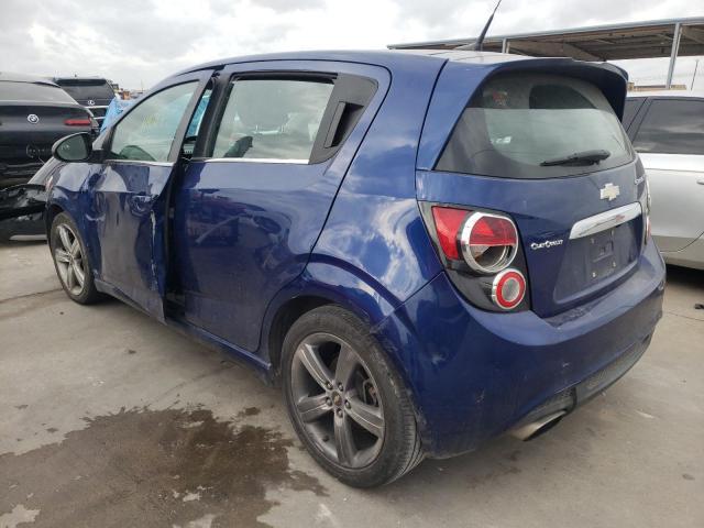 Photo 3 from auction – 2014 CHEVROLET SONIC RS with VIN 1G1JH6SB9E4102369