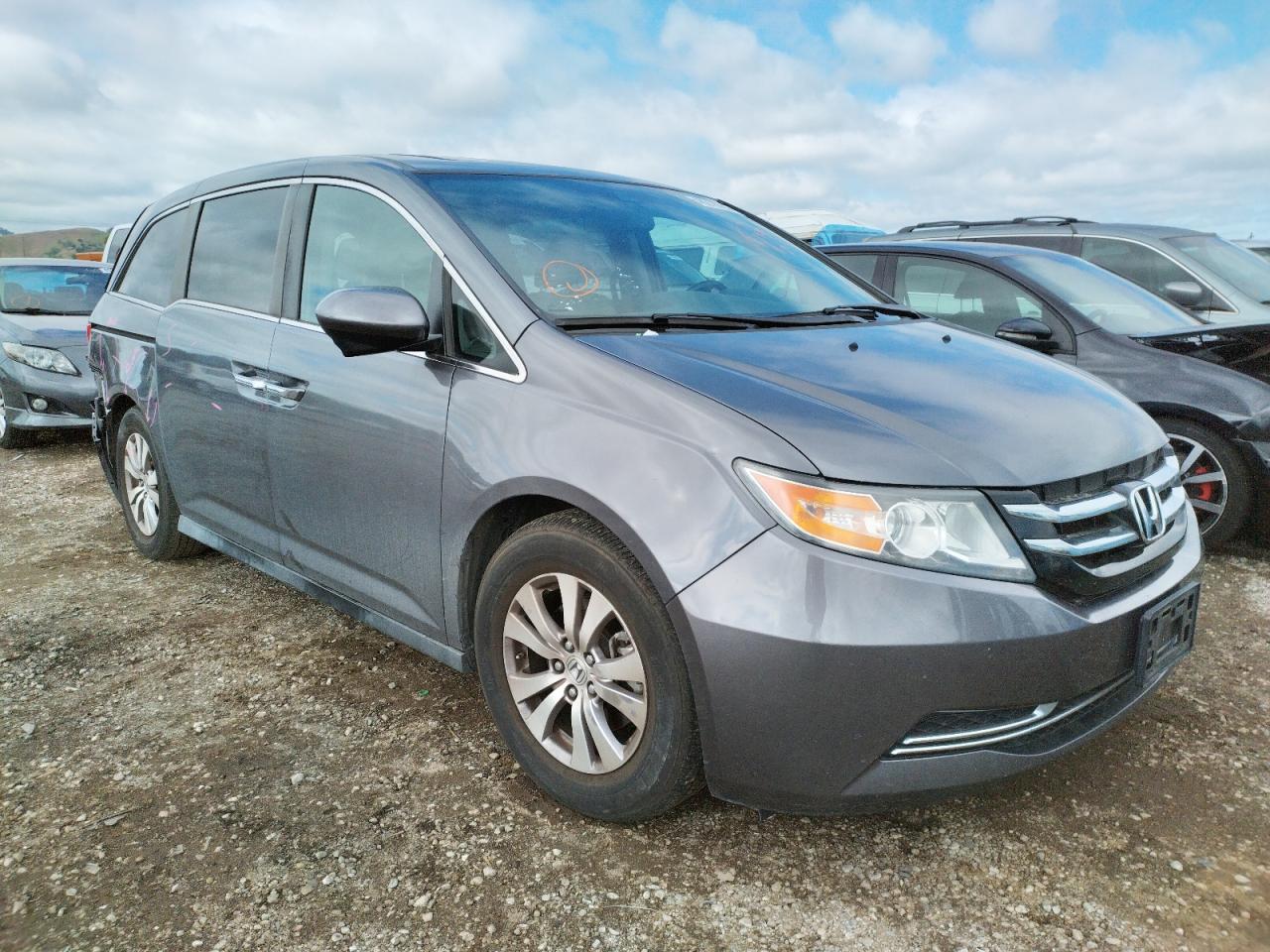 HONDA ODYSSEY EX 2014 with VIN 5FNRL5H67EB073685 - Photo from auction