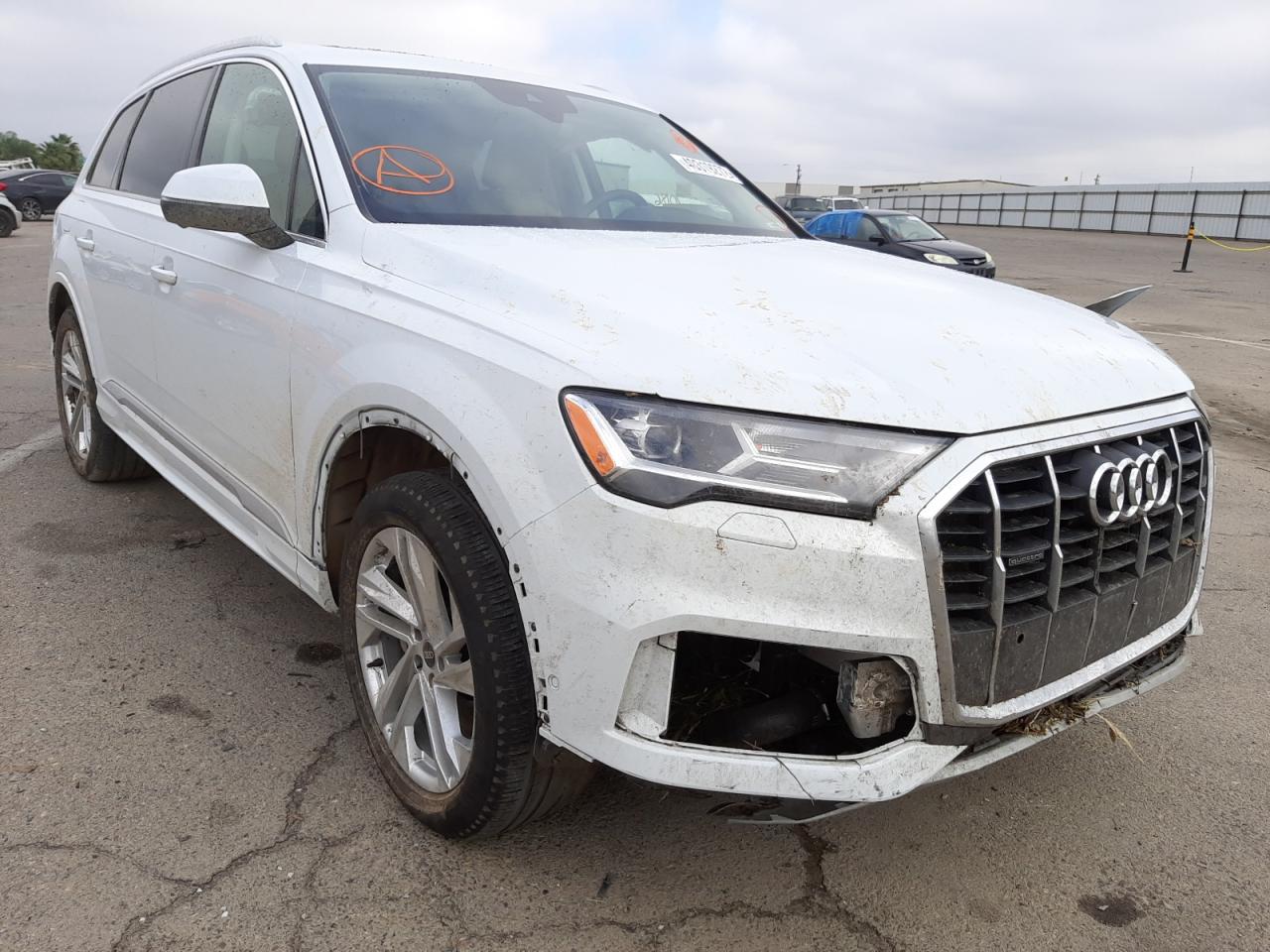 AUDI Q7 PREMIUM 2021 with VIN WA1AJAF78MD033476 - Photo from auction