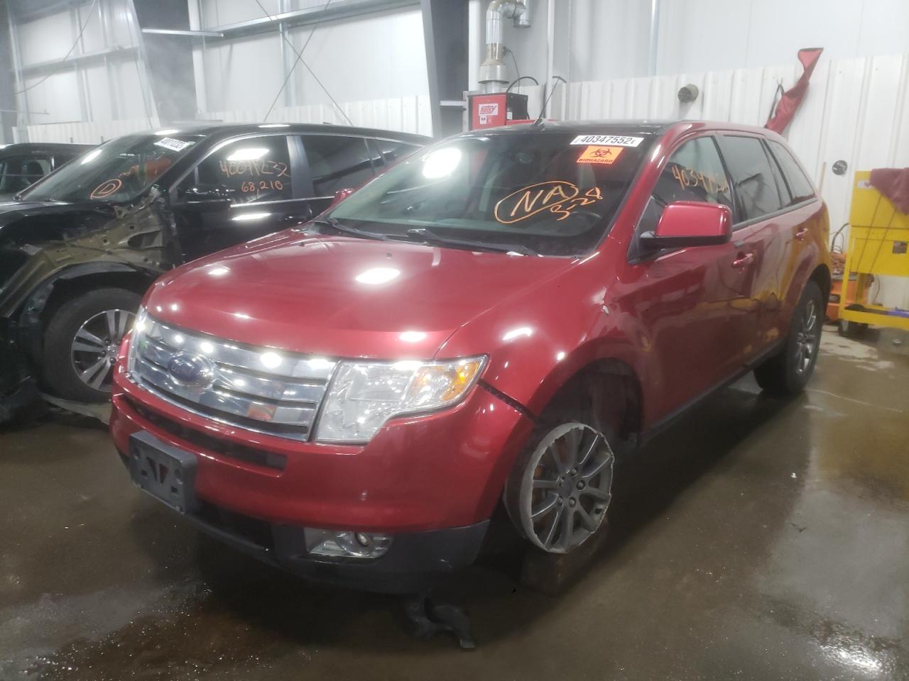 Photo 2 from auction – 2008 FORD EDGE SEL with VIN 2FMDK38C48BB36150