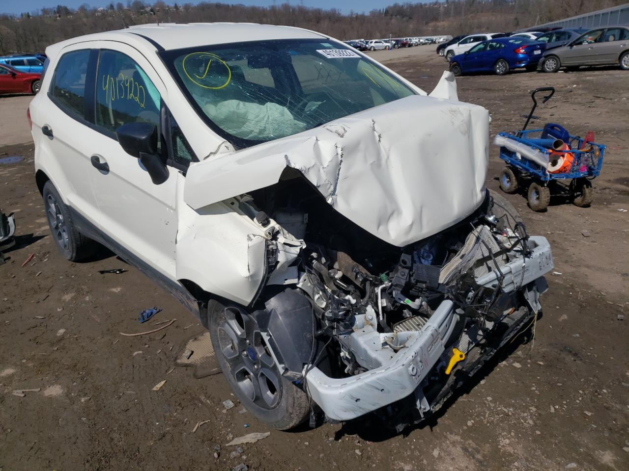 FORD ECOSPORT S 2021 with VIN MAJ3S2FE1MC417885 - Photo from auction