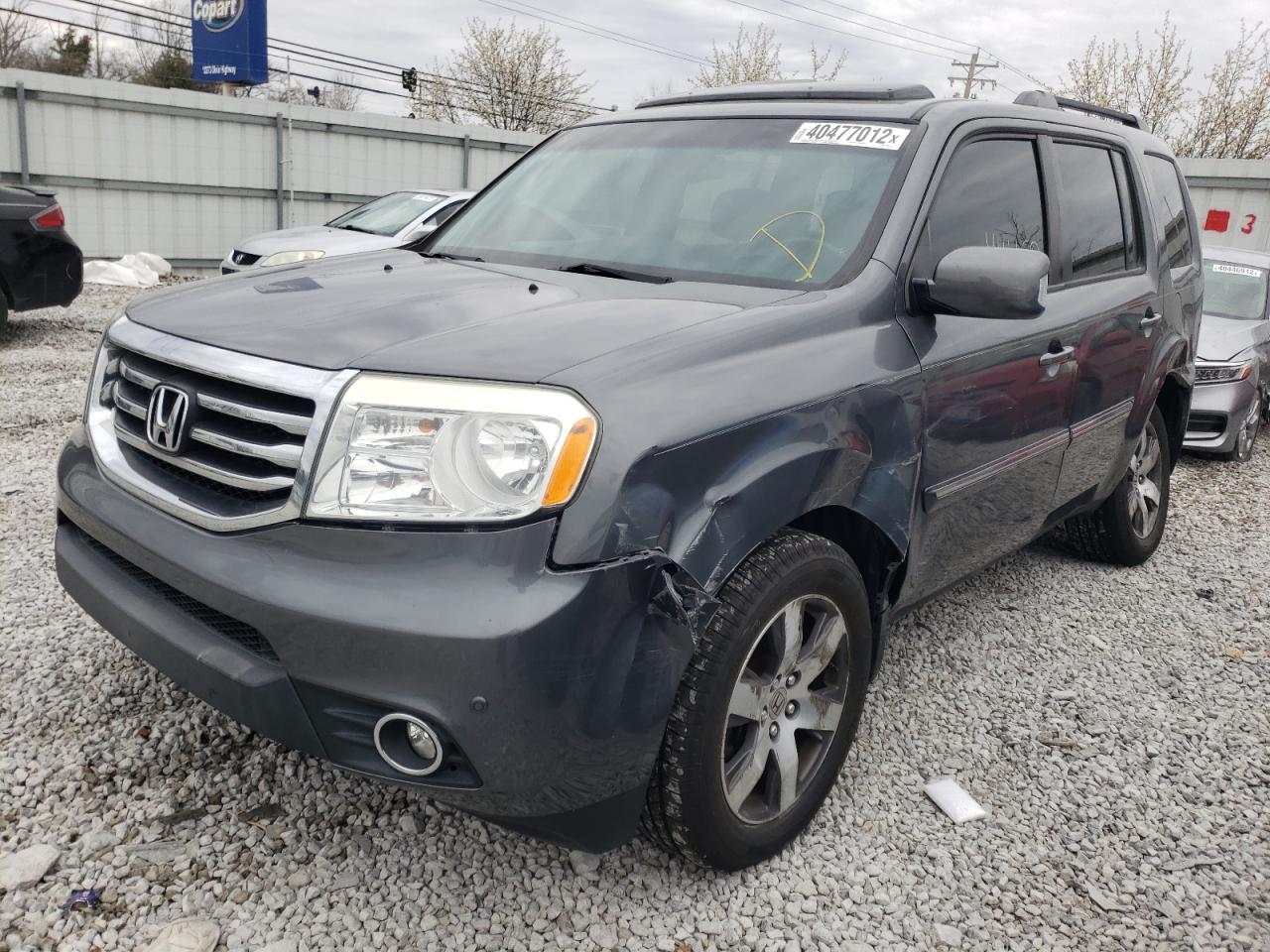 Photo 2 from auction – 2012 HONDA PILOT TOUR with VIN 5FNYF4H95CB079649