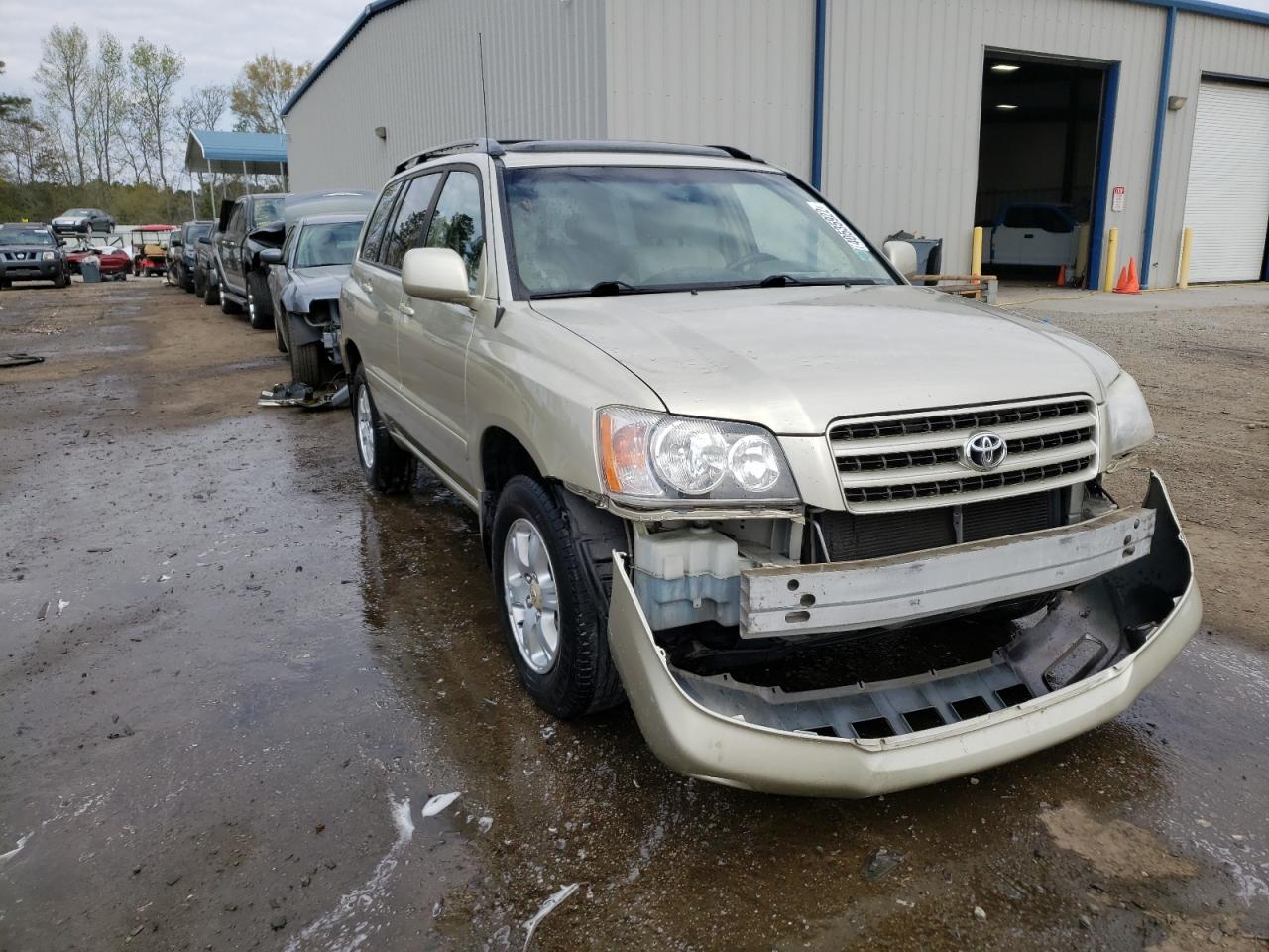 TOYOTA HIGHLANDER 2001 with VIN JTEGF21A610001215 - Photo from auction