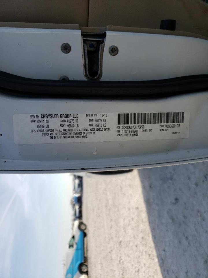 Photo 10 from auction – 2012 CHRYSLER 300 LIMITE with VIN 2C3CCACG7CH173053