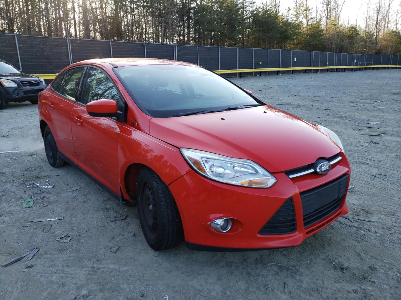 FORD FOCUS SE 2012 with VIN 1FAHP3F22CL260143 - Photo from auction