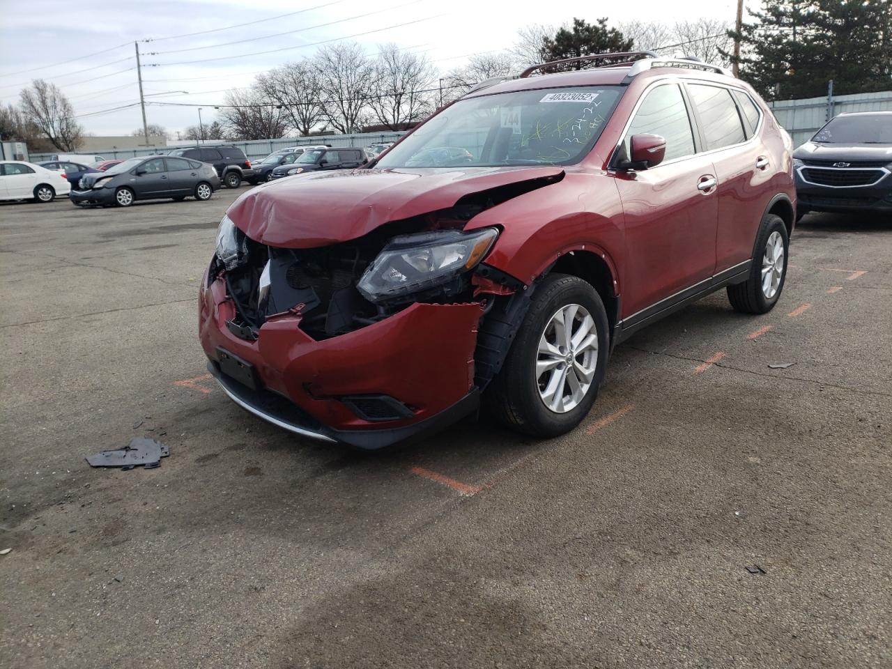 Photo 2 from auction – 2014 NISSAN ROGUE S with VIN 5N1AT2MV7EC856555