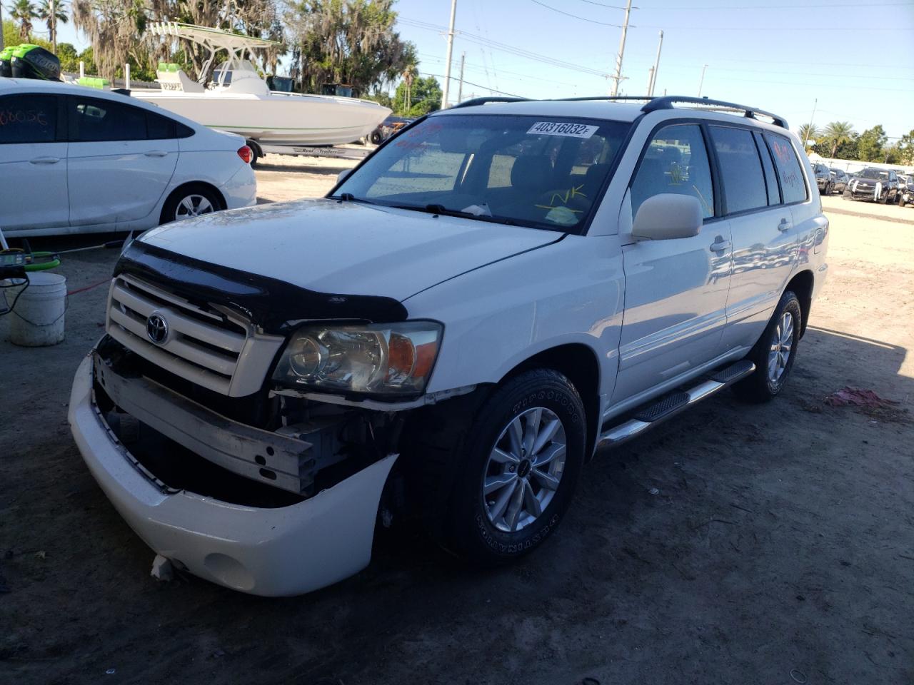 Photo 2 from auction – 2007 TOYOTA HIGHLANDER with VIN JTEGD21A270166421