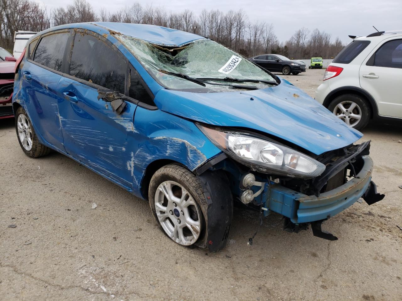 FORD FIESTA SE 2014 with VIN 3FADP4EJ5EM200176 - Photo from auction