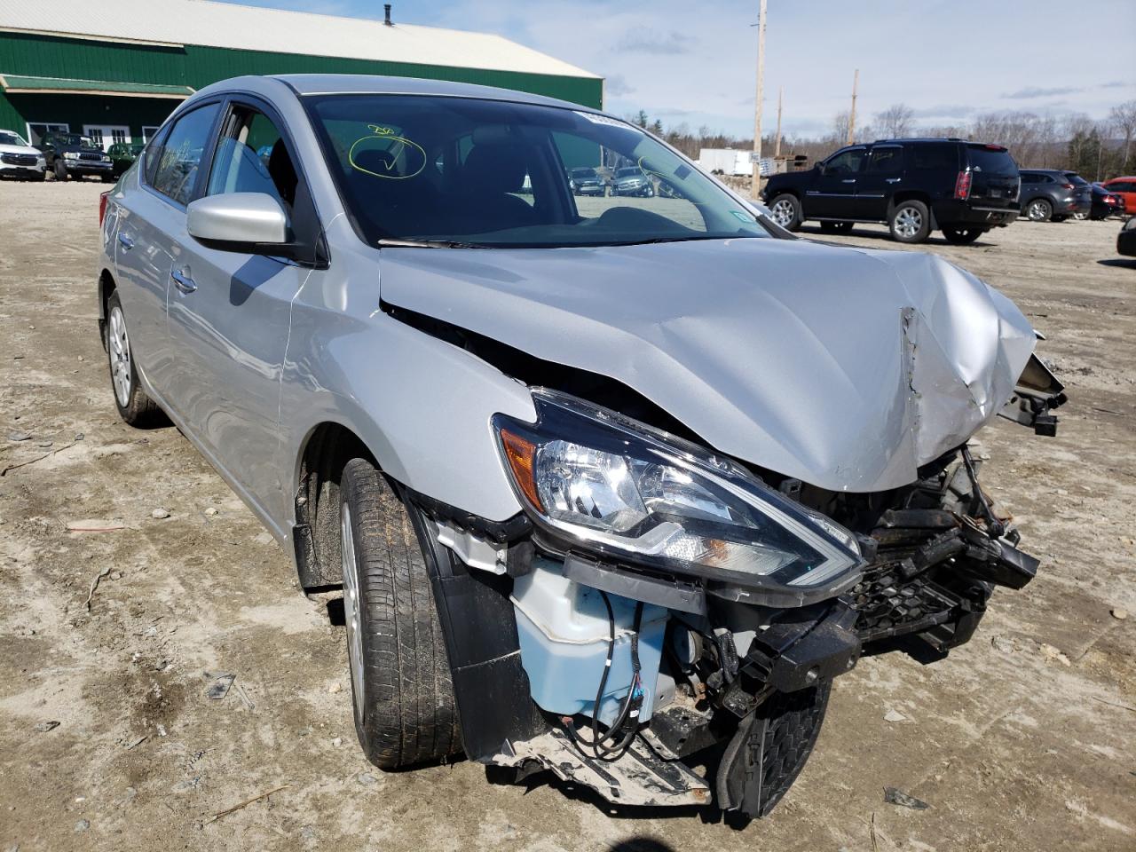 NISSAN SENTRA S 2016 with VIN 3N1AB7AP3GL661086 - Photo from auction