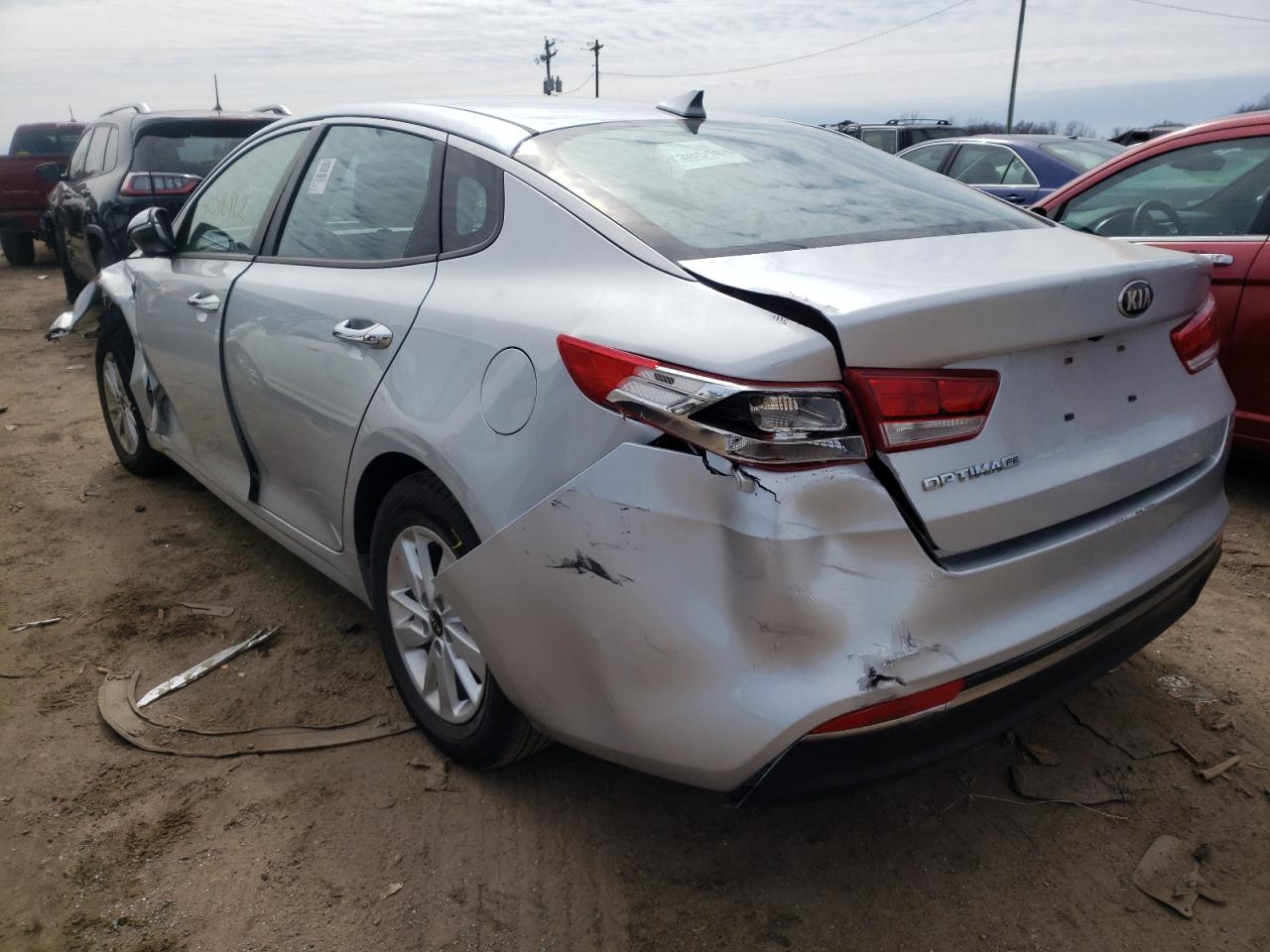 Photo 3 from auction – 2017 KIA OPTIMA LX with VIN KNAGT4L38H5155751